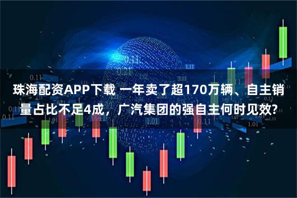 珠海配资APP下载 一年卖了超170万辆、自主销量占比不足4成，广汽集团的强自主何时见效?